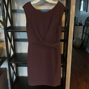 Eggplant cocktail dress
